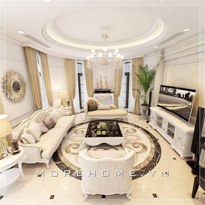 Thiết kế phòng khách đẹp giá rẻ chất lượng cho không gian sống của gia đình